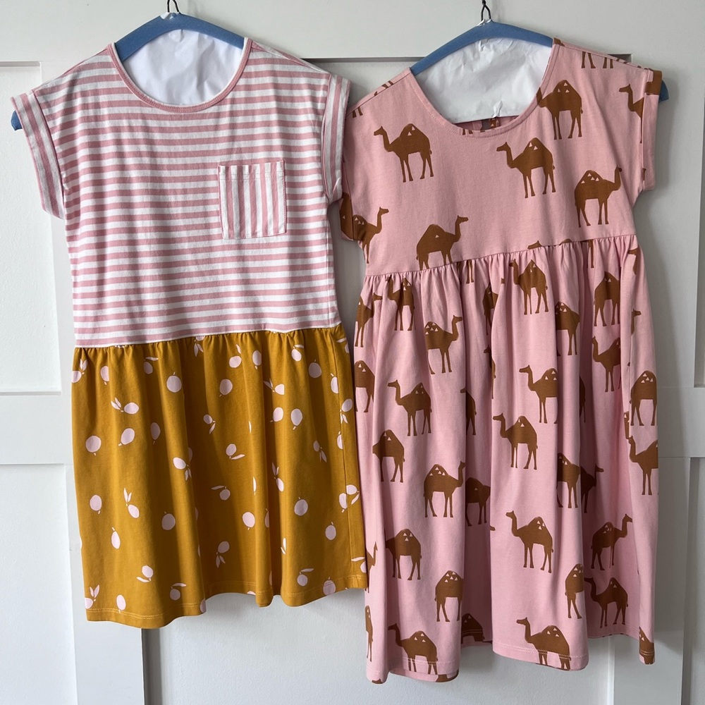 Tea brand dresses-Short sleeve. Size 8.